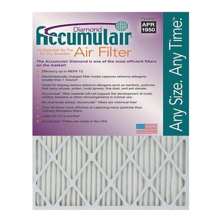 Accumulair Accumulair FD21.5X23A Diamond 1 . Filter; Pack of 2 FD21.5X23A